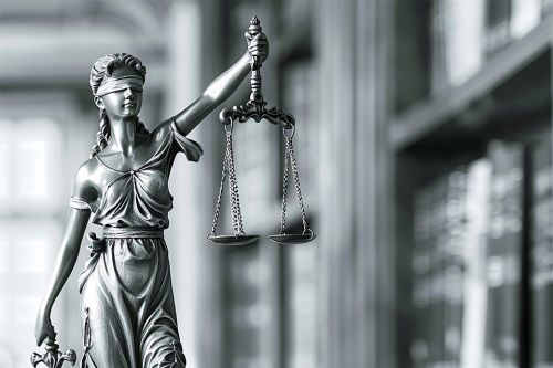 Statue von Justitia